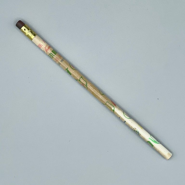 "Deer Brand" (鹿牌) pencil No. 868, HB grade — foliate design - Image 2