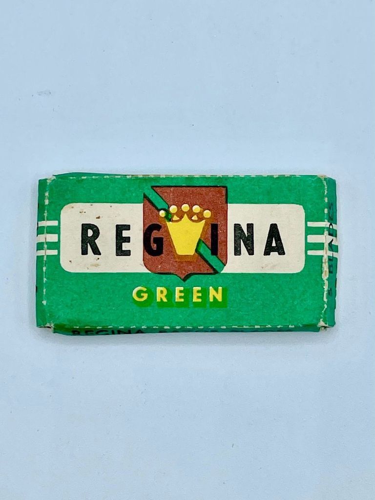 "Regina Green" double-edge razor blades (packet)