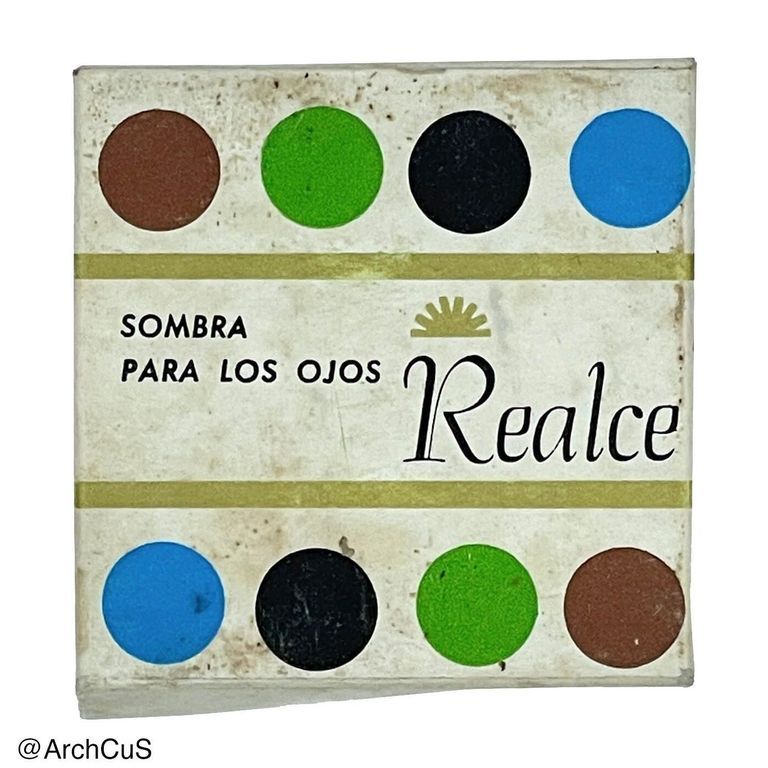 "Realce" eye-shadow box (sombra para los ojos), empty