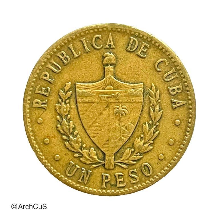 Cuba 1‑peso coin, 1986 - Image 2