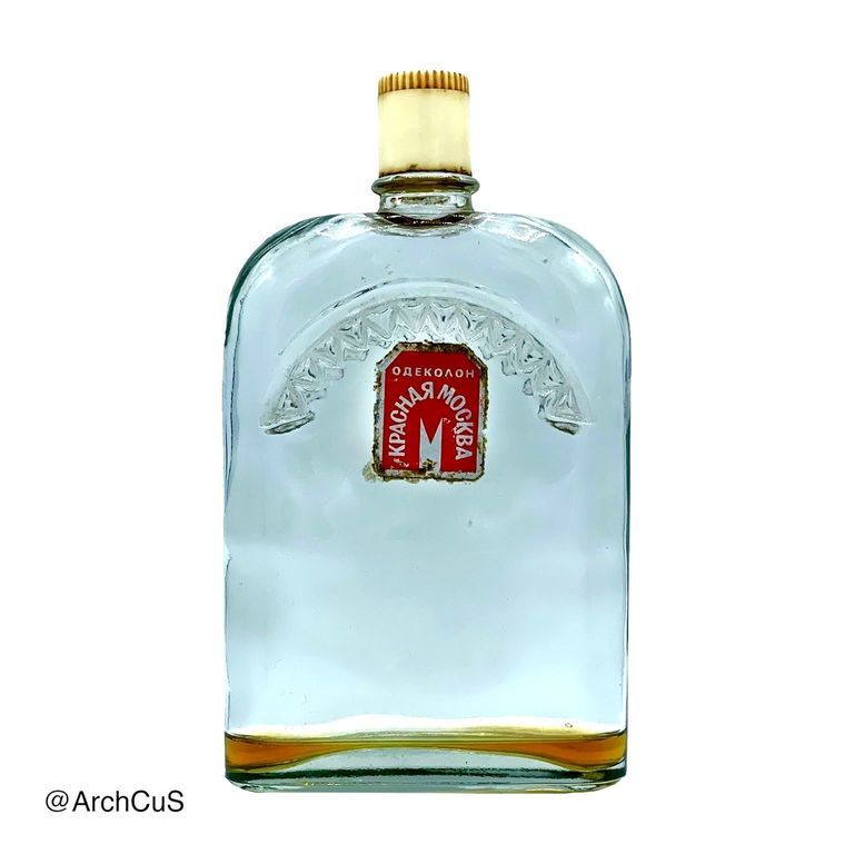 "Krasnaya Moskva" (Красная Москва / "Red Moscow") Eau de cologne flacon