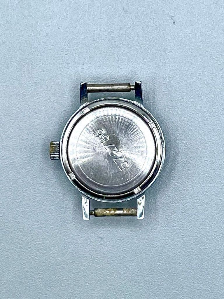 "Slava" (Слава) wristwatch head, 7 jewels — no strap - Image 2