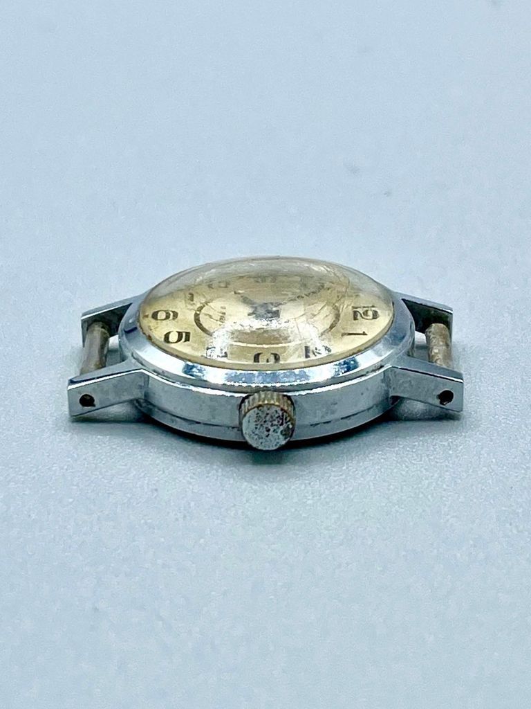 "Slava" (Слава) wristwatch head, 7 jewels — no strap - Image 3