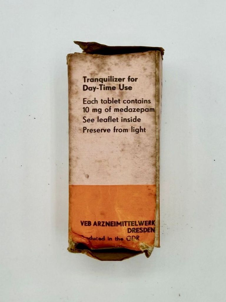 Rudotel (medazepam) tablets, boxed with bottle - Image 2