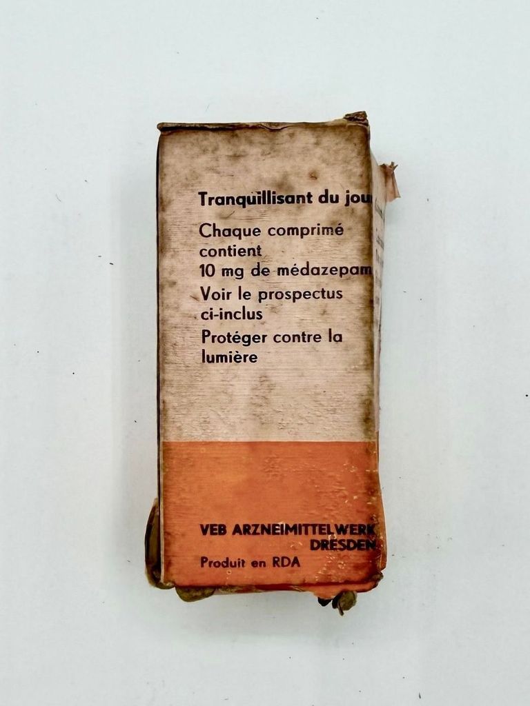 Rudotel (medazepam) tablets, boxed with bottle - Image 3