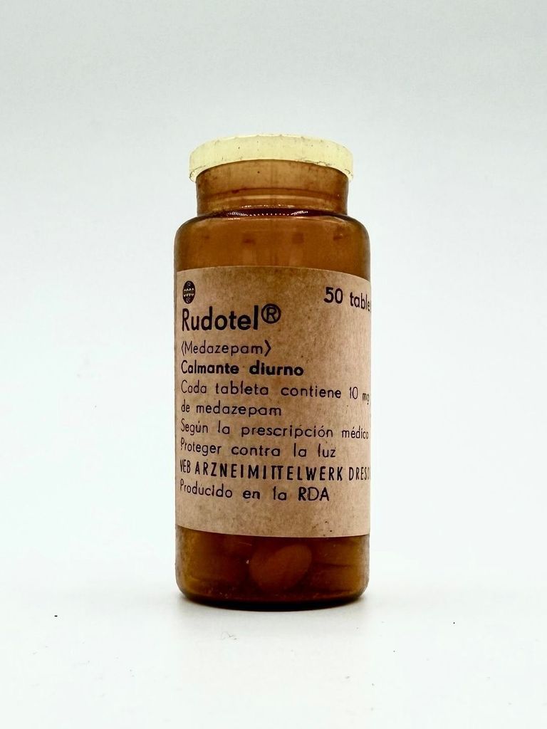 Rudotel (medazepam) tablets, boxed with bottle - Image 4