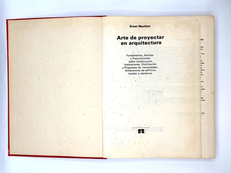 Arte de proyectar en arquitectura, by Ernst Neufert (Edición Revolucionaria), Sixth Reprint, 1987 - Image 2