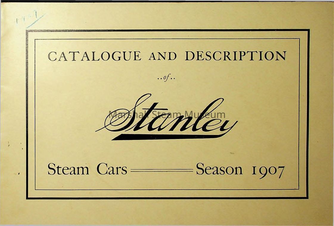 Thomas Cannard Steam Car Ephemera Exhibit