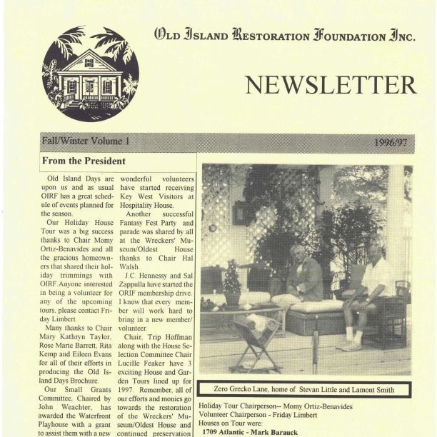 OIRF Newsletters