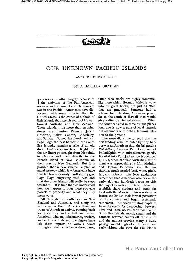 Our Unknown Pacific Islands picture number 1