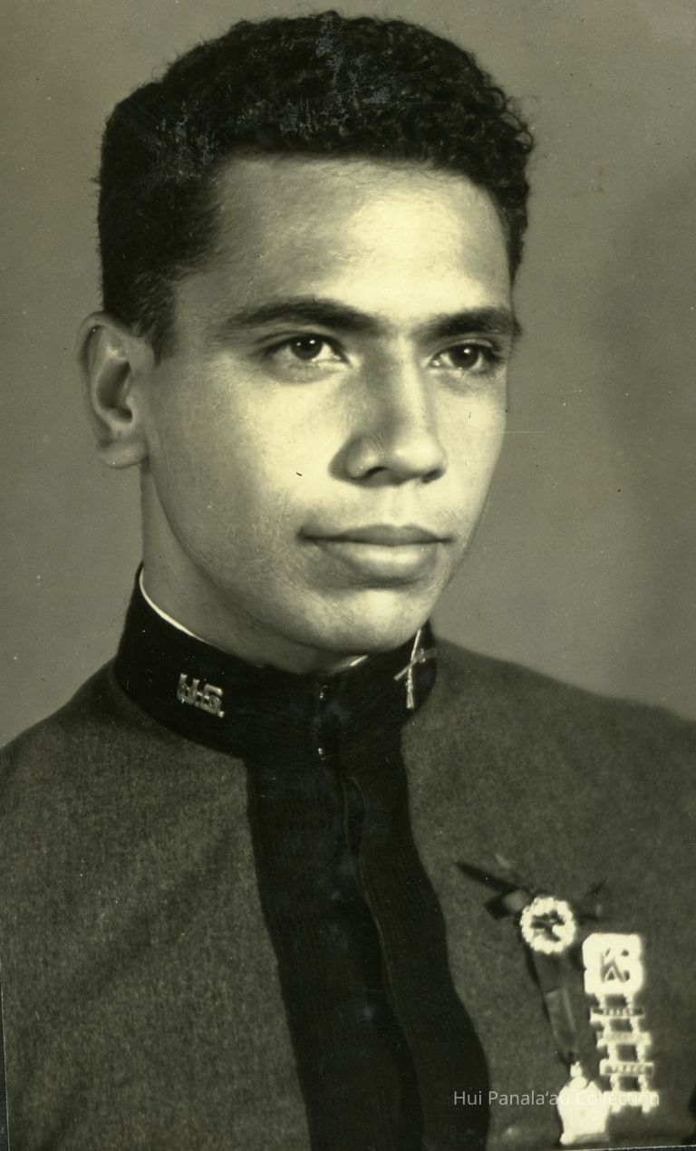 Frank Cockett Graduation Photo, 1935; Kamehameha Schools Graduate