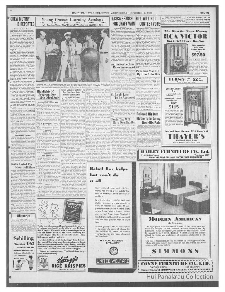 Itasca Leaving October 15 For Southern Isles For Further Colonization picture number 1