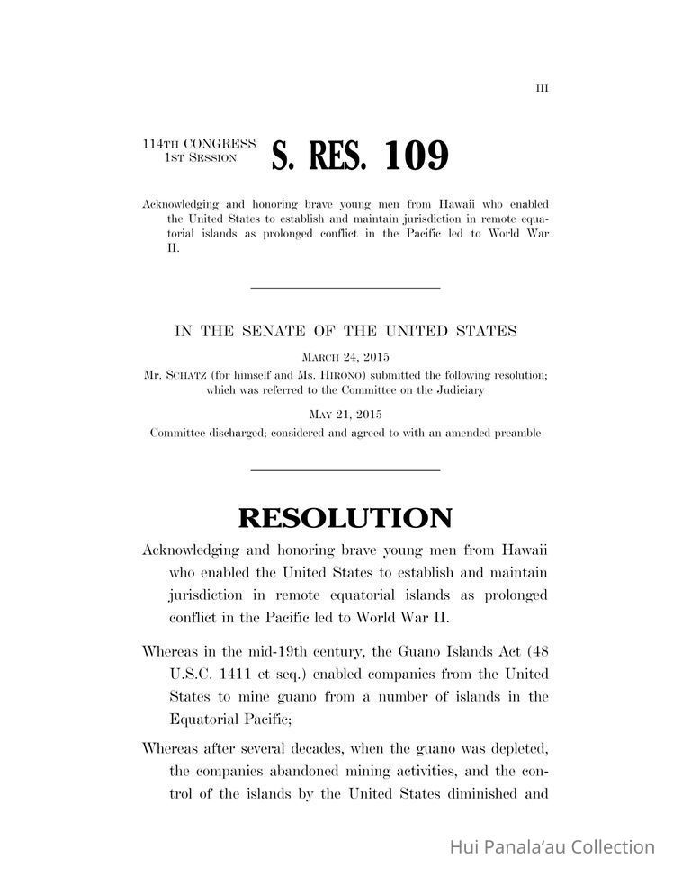 Senate Resolution 109 picture number 1