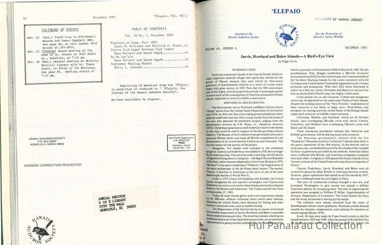 Jarvis, Howland and Baker Islands-A Bird's-Eye View picture number 1