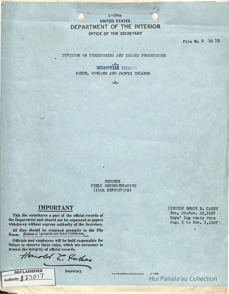 Reports, Field Representative (11th Expedition) picture number 1