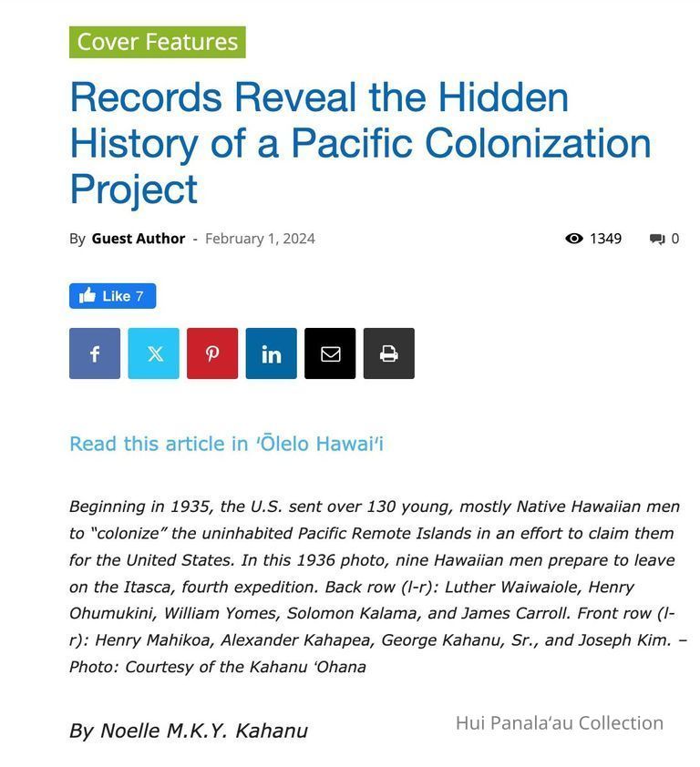 Records Reveal the Hidden History of a Pacific Colonization Project picture number 1