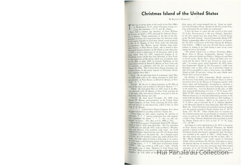 Christmas Islands of the United States by Bailey S. Marshall picture number 1