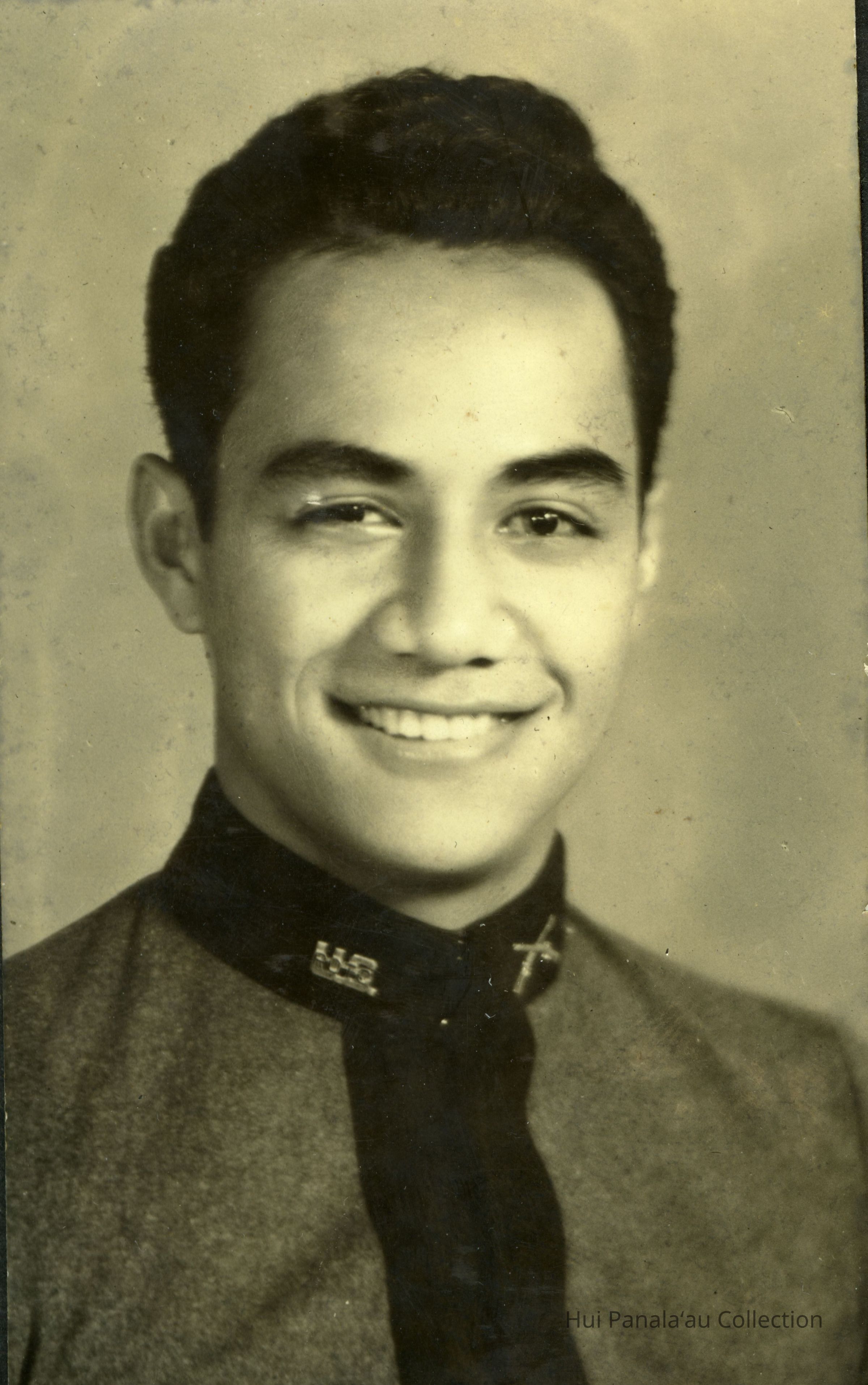 Jacob Haili Graduation Photo, 1935; Kamehameha Schools Graduate