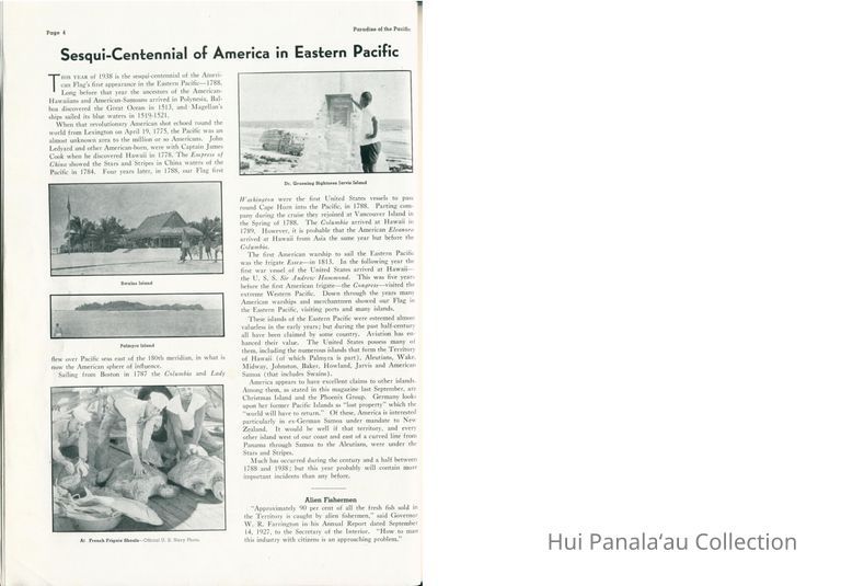 Sesqui-Centennial of America in Eastern Pacific picture number 1