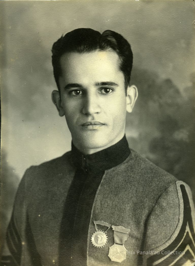 James Kinney Graduation Photo, 1932; Kamehameha Schools Graduate