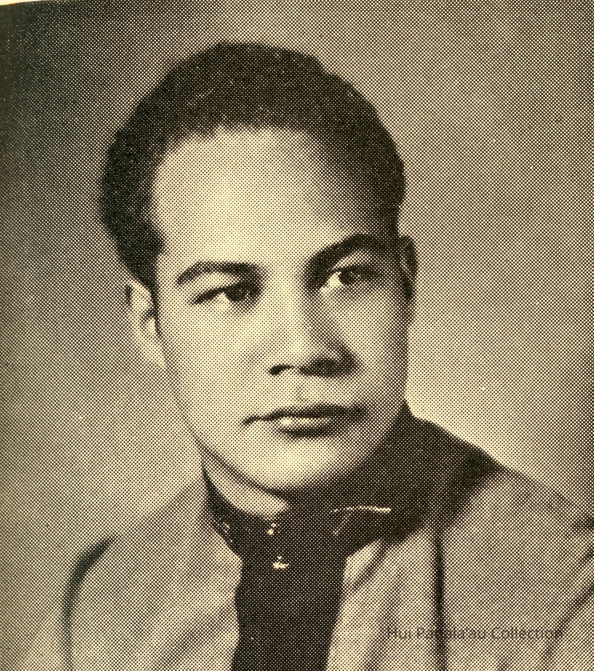 Herbert Hooper Graduation Photo, 1933; Kamehameha Schools Graduate