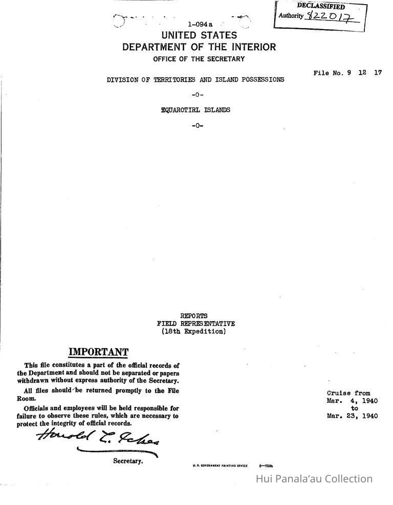 Reports, Field Representative (18th Expedition) picture number 1