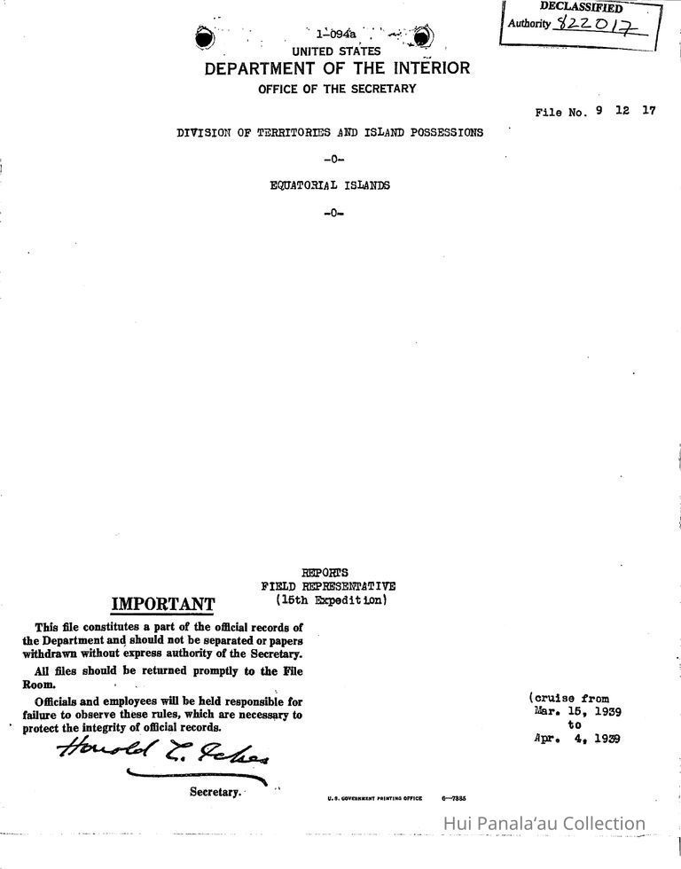 Reports, Field Representative (15th Expedition) picture number 1