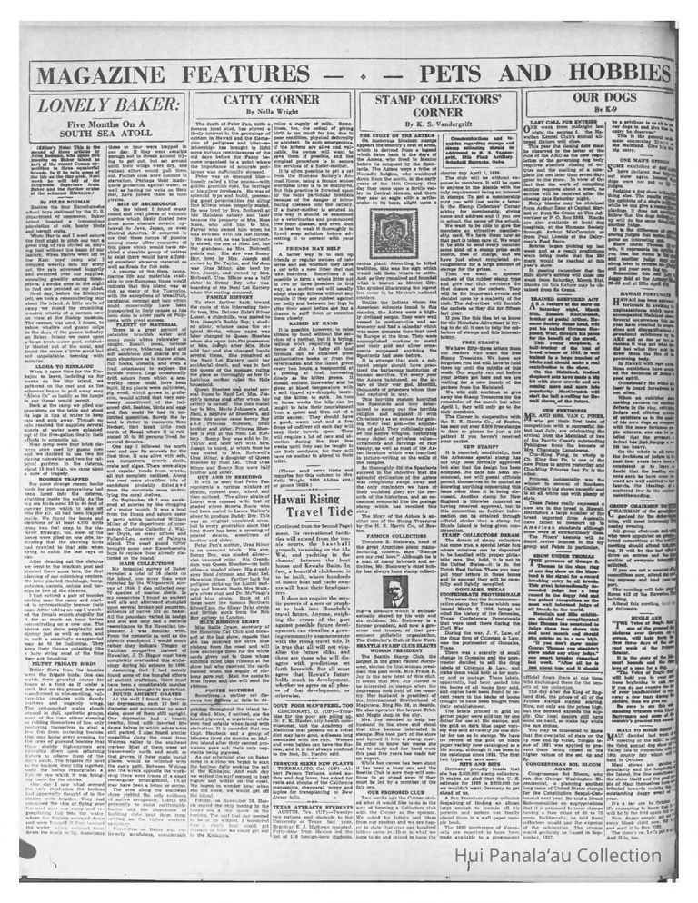 Lonely Baker: Five Months On A South Sea Atoll, March 8, 1936 picture number 1