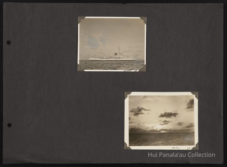 Images of ship and the Pacific ocean. picture number 1