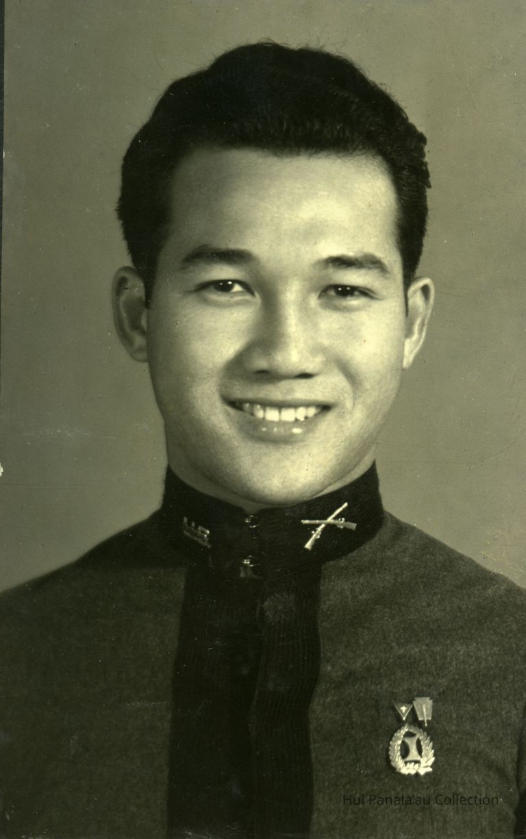 Joseph Kim Graduation Photo, 1935; Kamehameha Schools Graduate