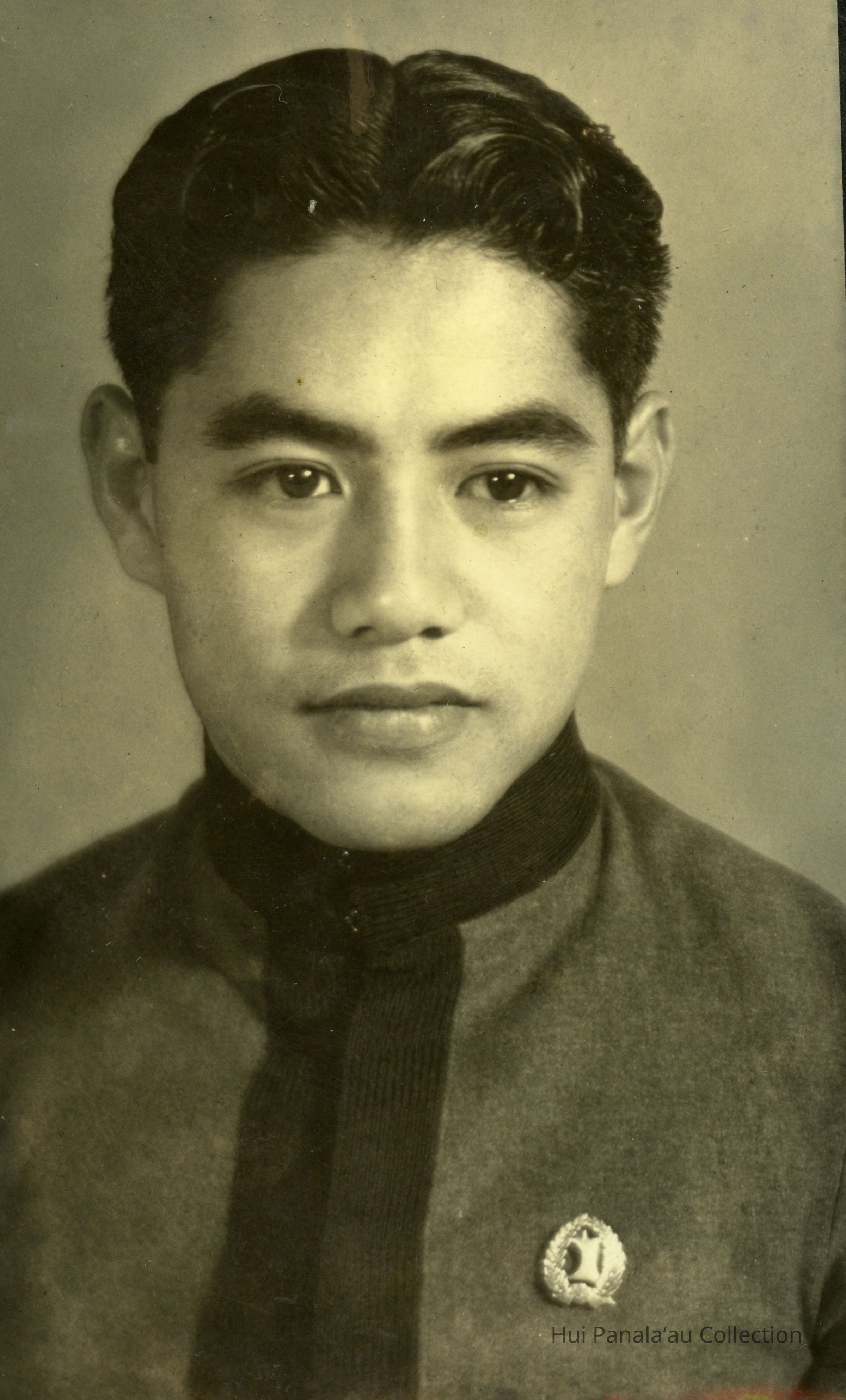 Joseph Anakalea Graduation Photo, 1935; Kamehameha Graduate