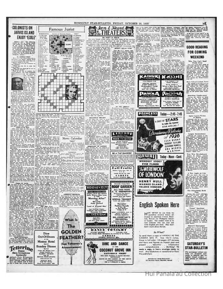 Colonists On Jarvis Island Enjoy 