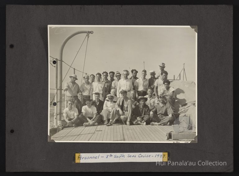 Personnel - 8th South Seas Cruise - 1937