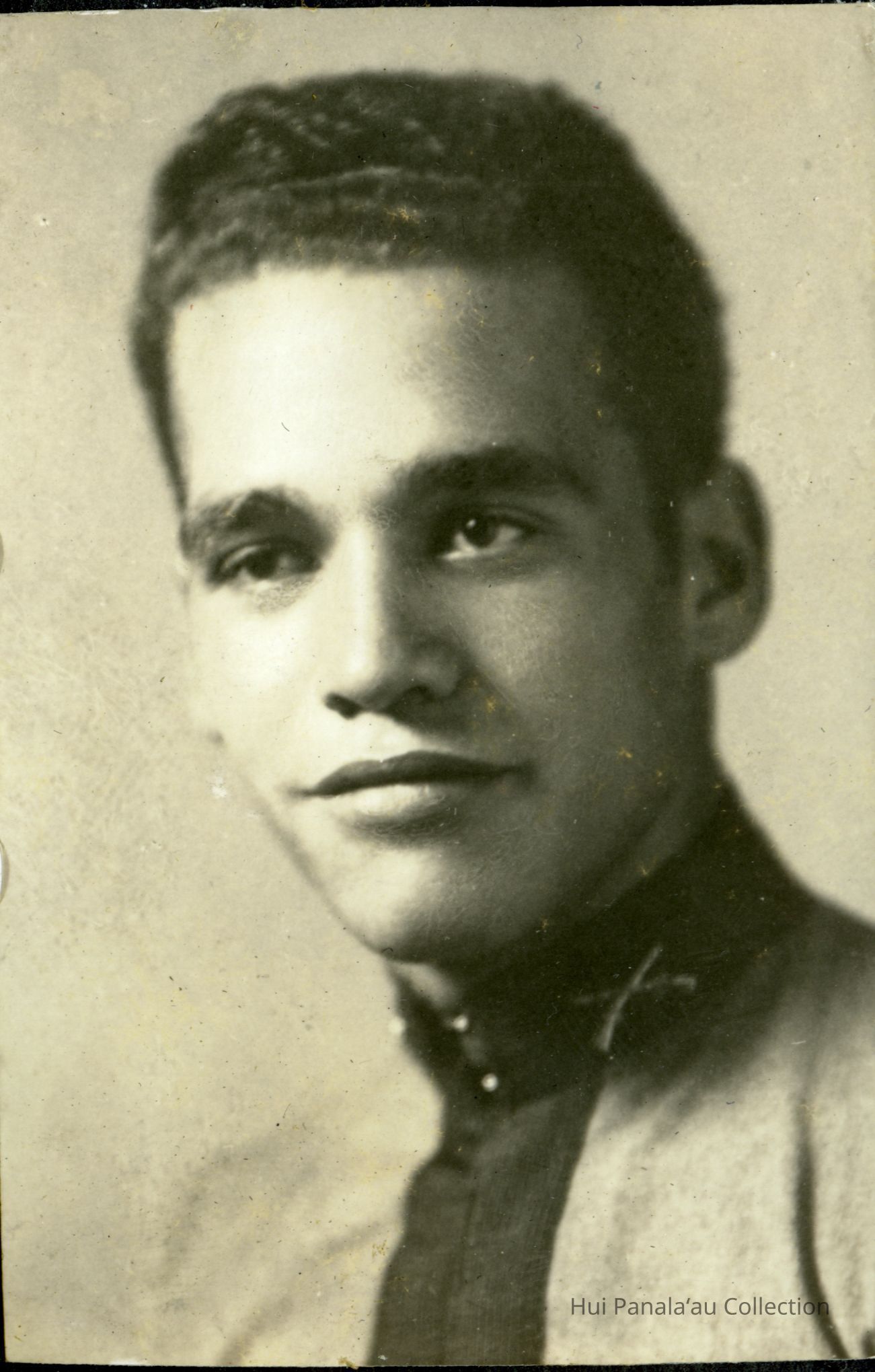 Clarence Braun Graduation Photo, 1938; Kamehameha Schools Graduate