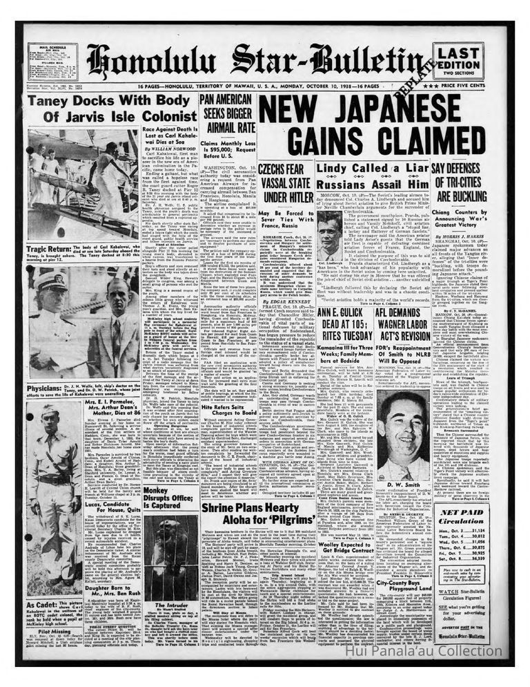 Taney Docks With Body Of Jarvis Isle Colonist picture number 1