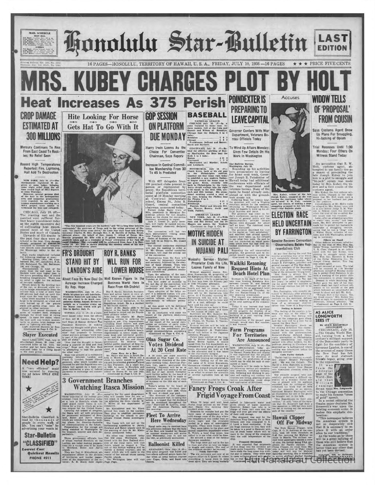 Collection: Honolulu Star Bulletin