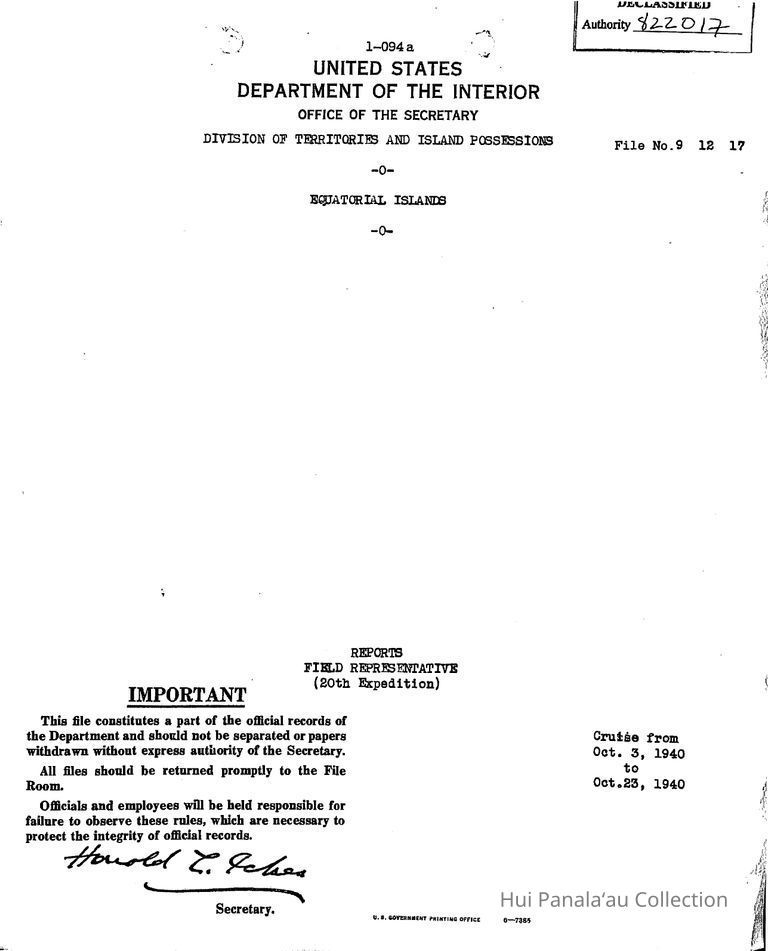 Reports, Field Representative (20th Expedition) picture number 1