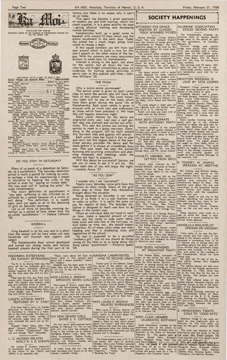 B. Toomey, W. Anahu speakers at meeting picture number 1