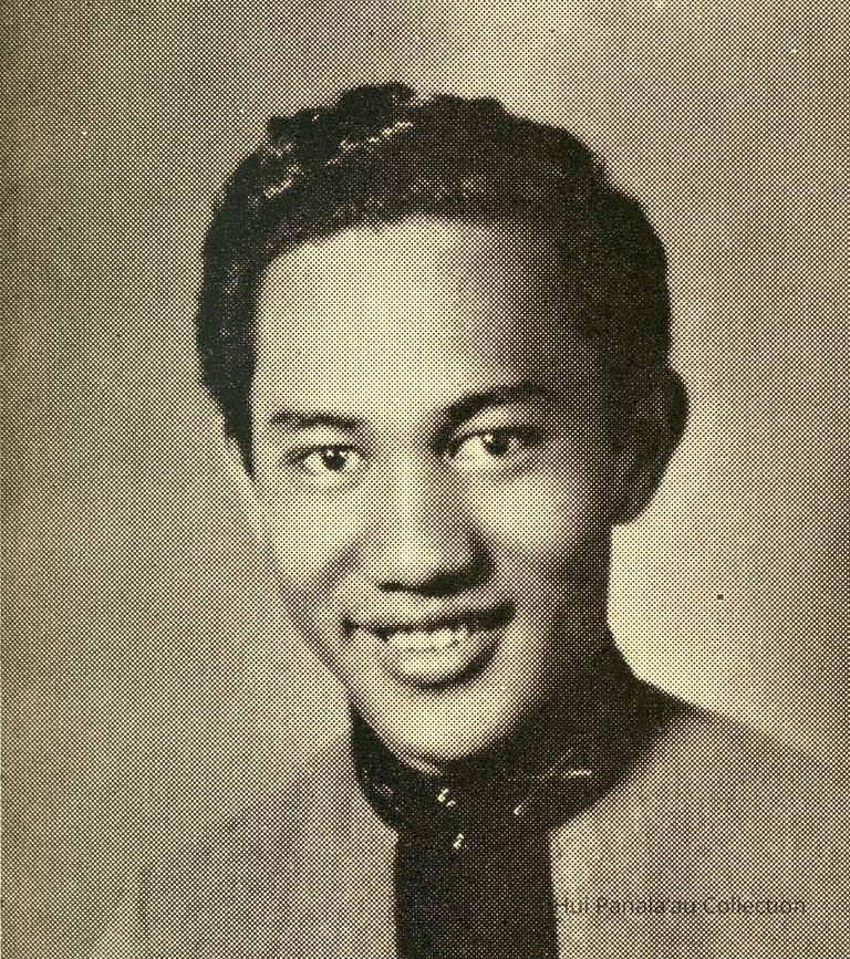William Kaina Graduation Photo, 1933; Kamehameha Schools graduate