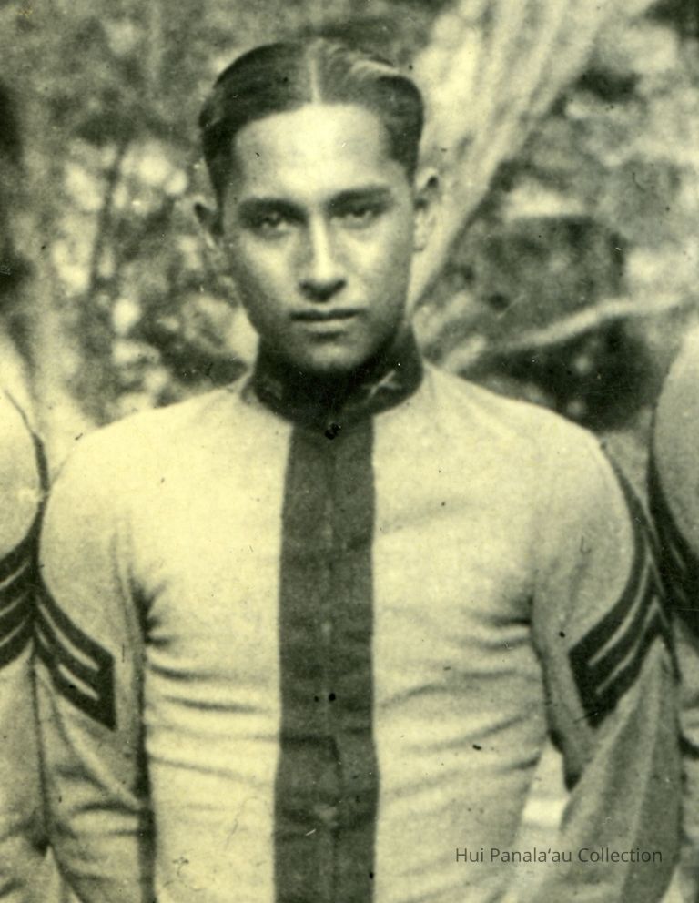 Killarney Opiopio Graduation Photo, 1934; Kamehameha Schools Graduate