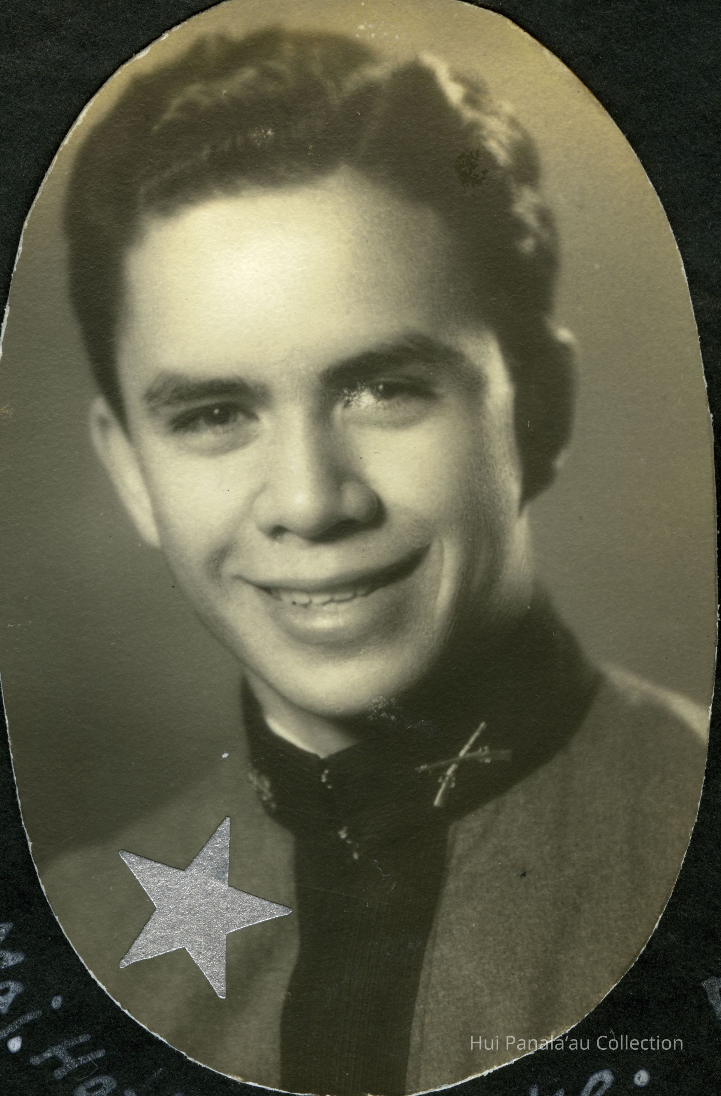 Hartwell Blake Graduation Photo, 1938; Kamehameha Schools Graduate
