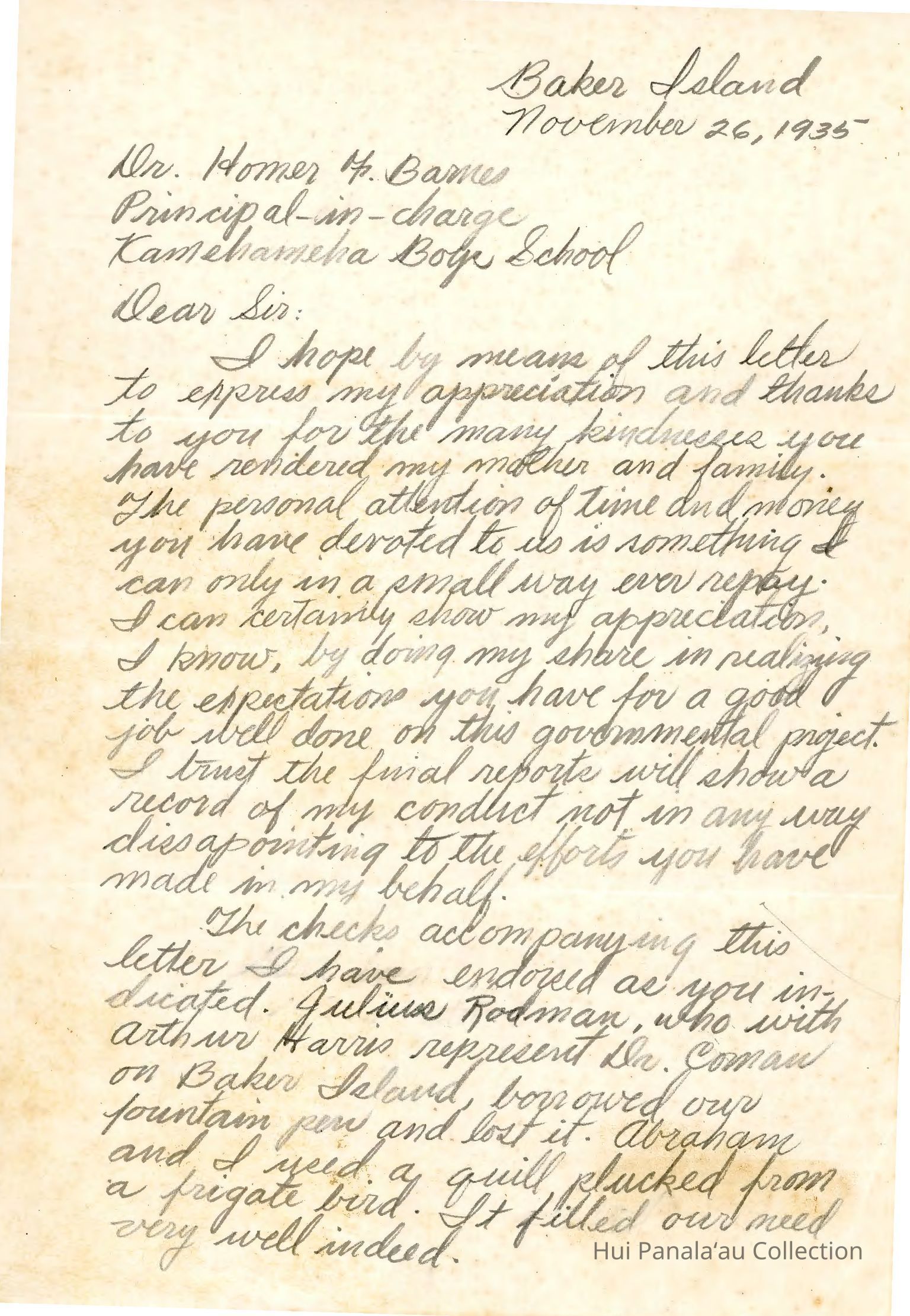 Browse Correspondence / Letters