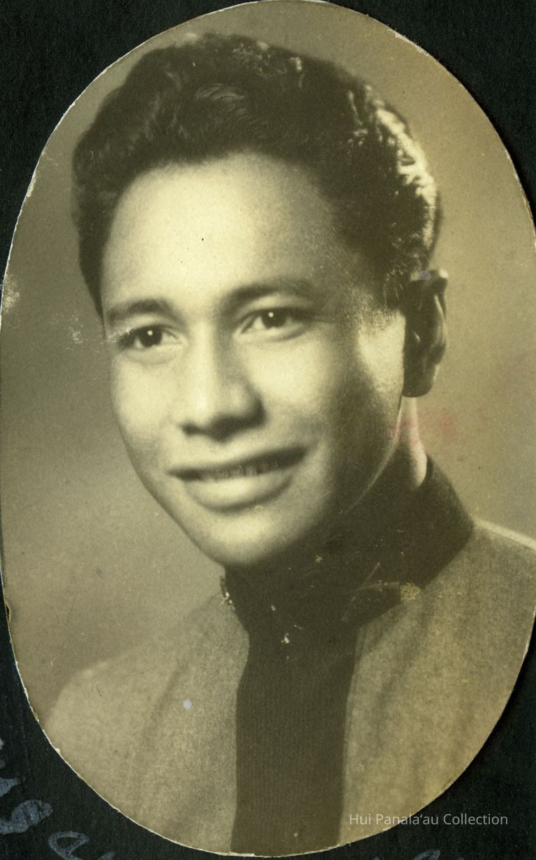 Eugene Burke Graduation Photo, 1939; Kamehameha Schools Graduate