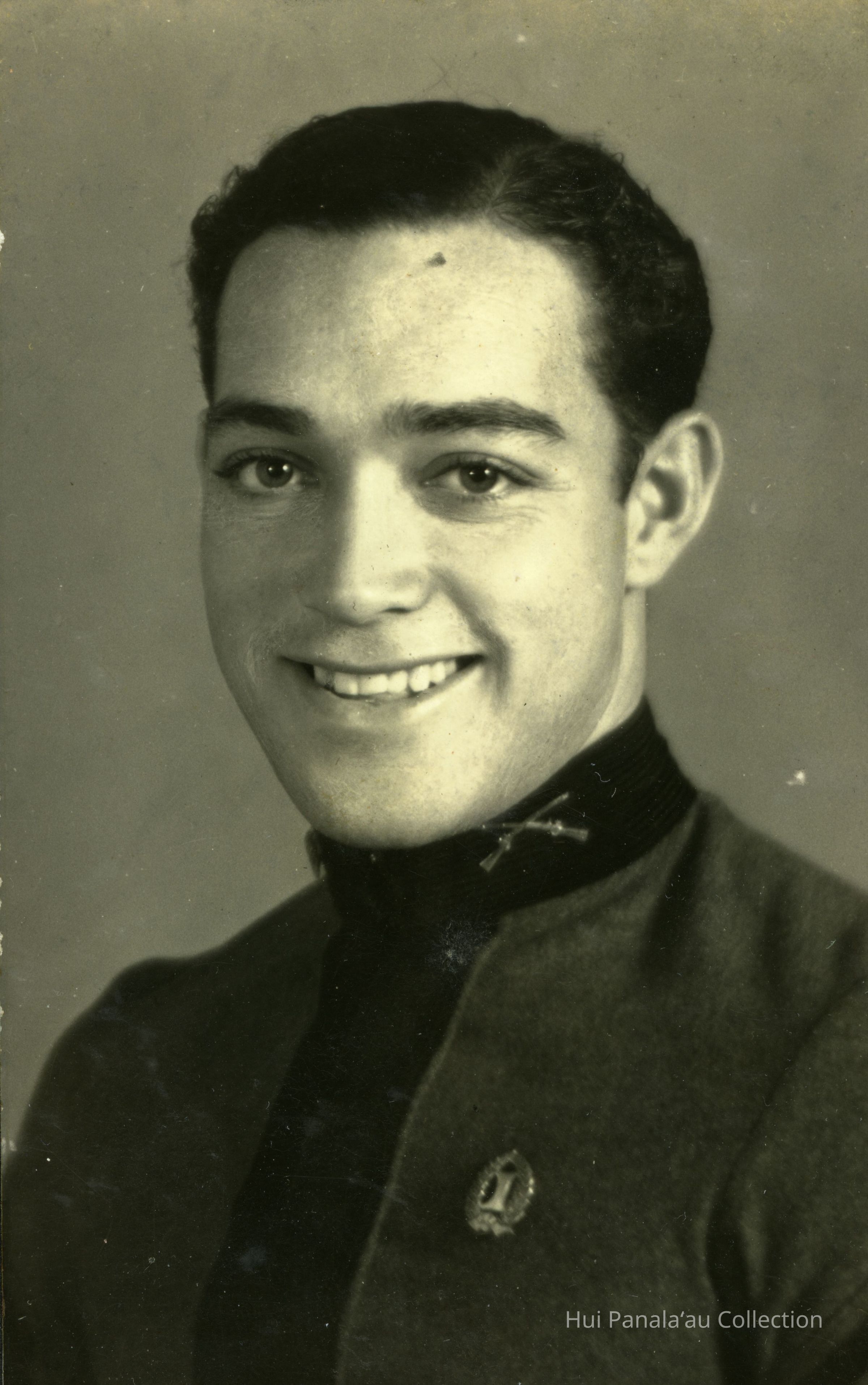 Kenneth Bell Graduation Photo, 1935; Kamehameha Schools Graduate