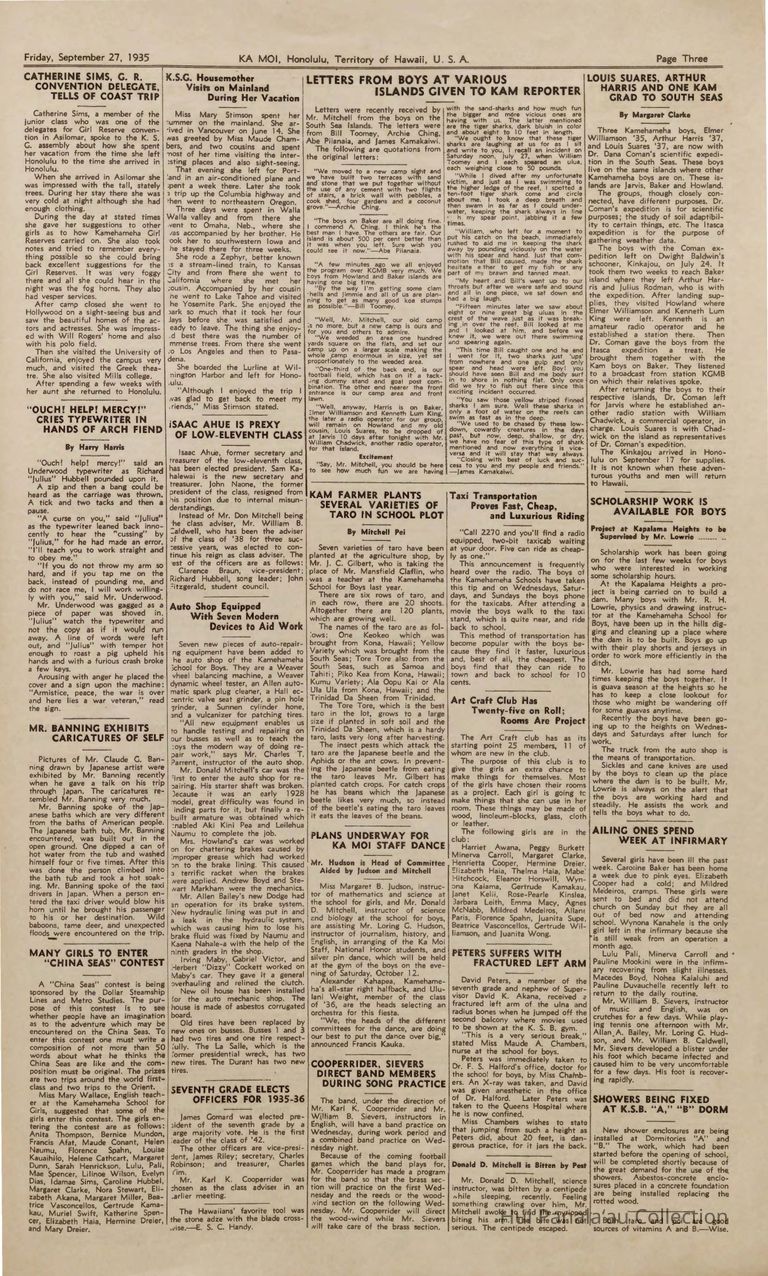 Letters from boys at various islands given to Kam reporter picture number 1