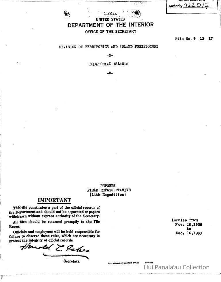 Reports, Field Representative (14th Expedition) picture number 1