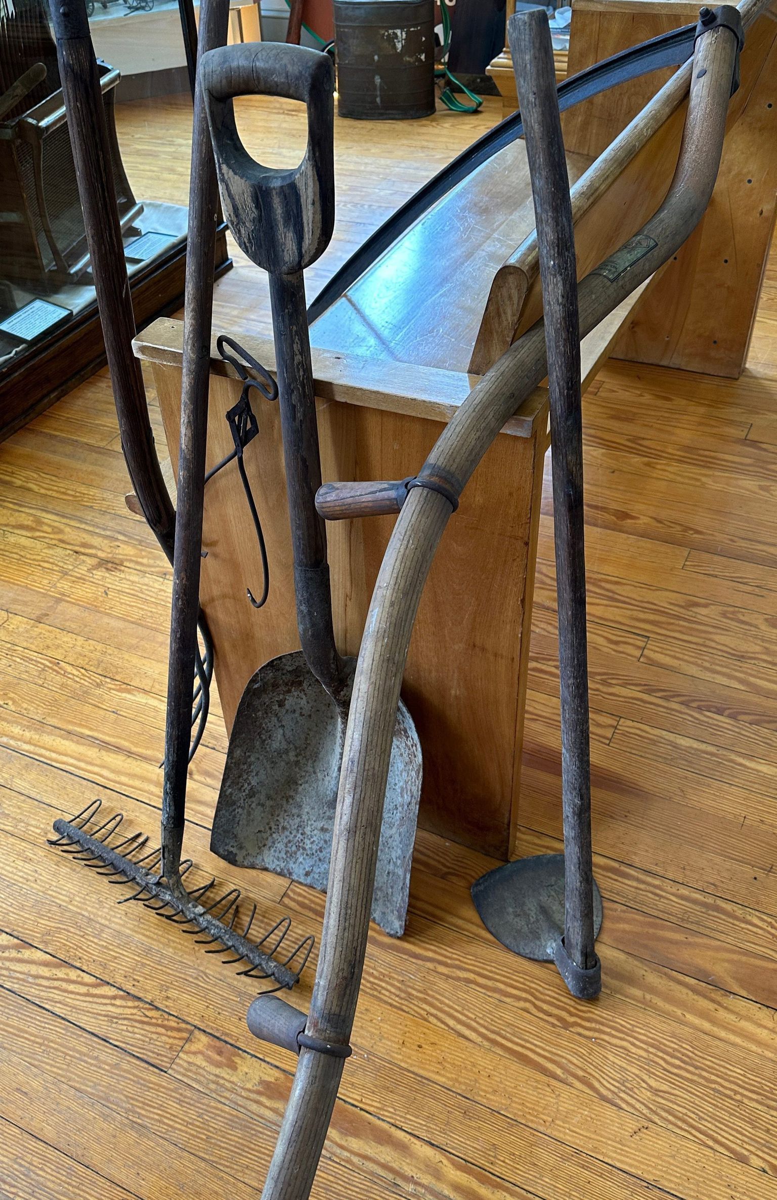 Farm Tools, Baskets, Implements