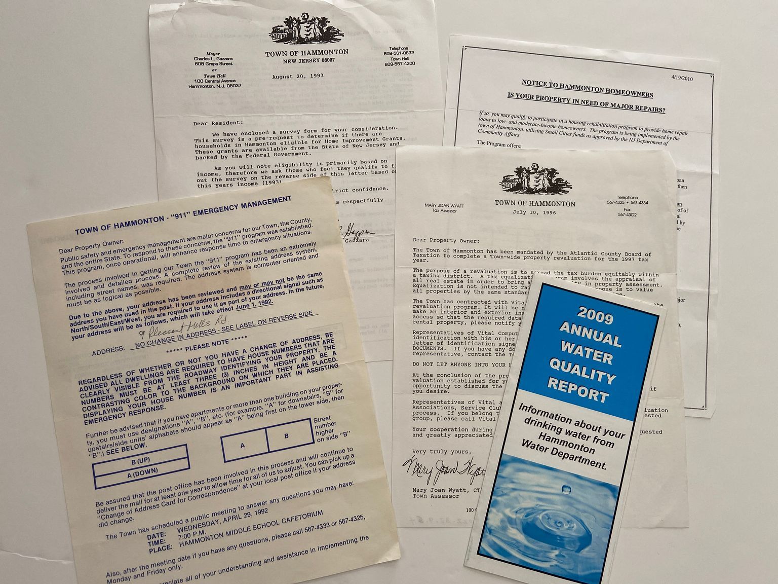 Town of Hammonton Notices & Surveys