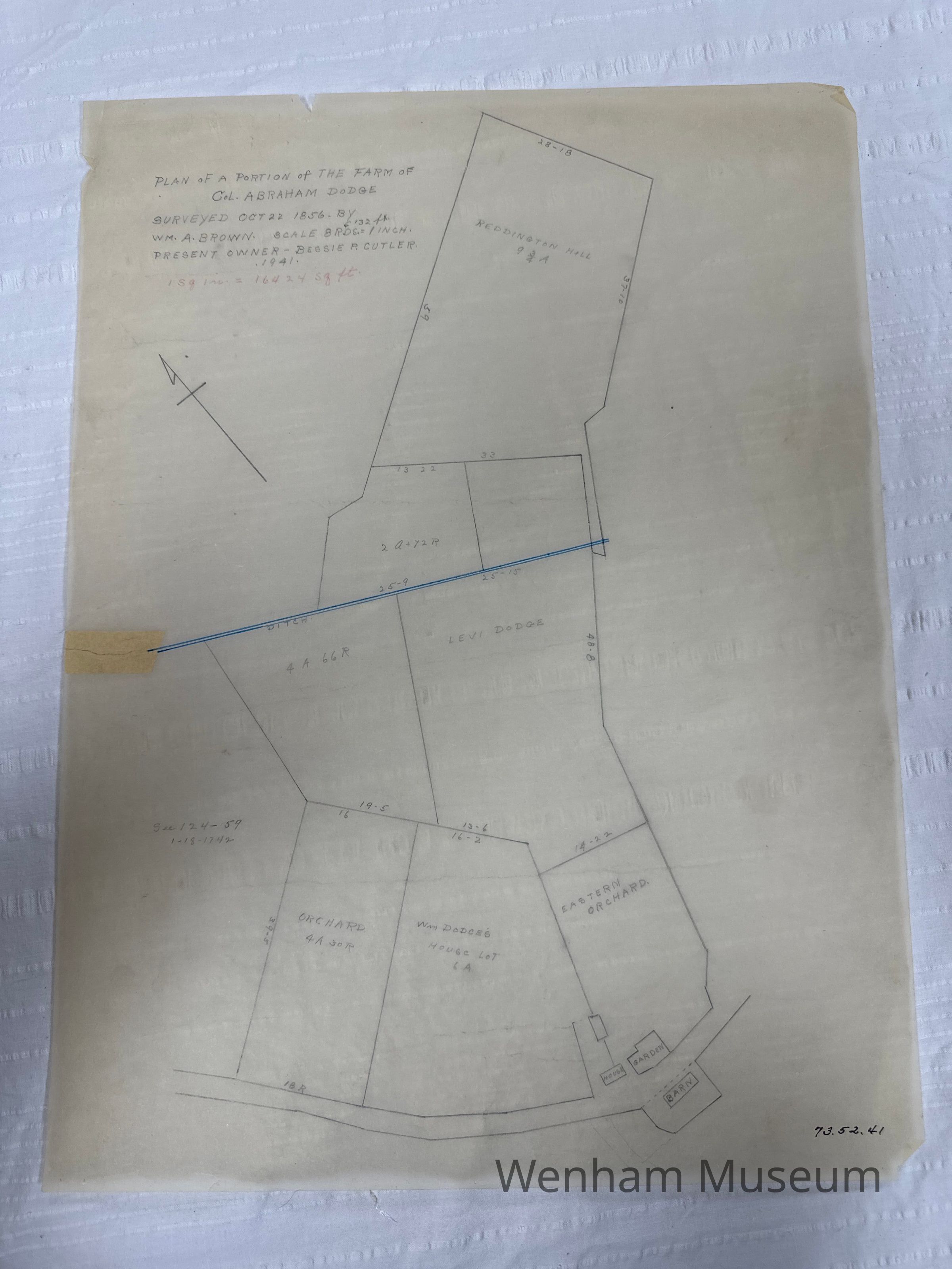          Abraham Dodge Farm Plan picture number 1
   