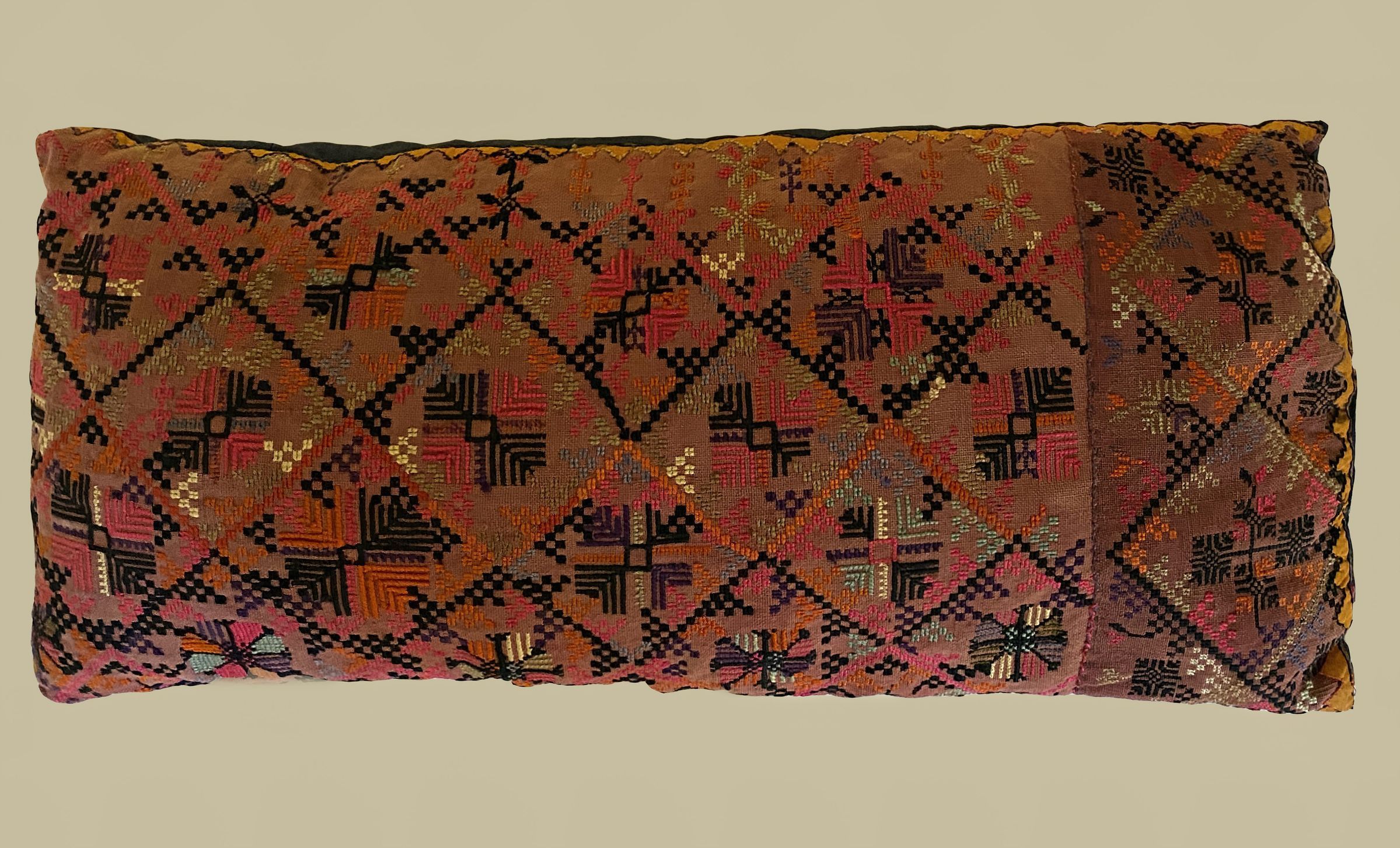 Embroidered Pillow (early 20th Century) picture number 1